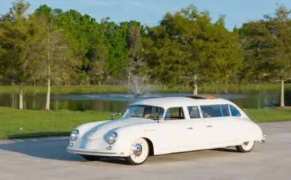 A One-Off 1953 Porsche 356 Limousine Heading to Auction Is the Ultimate In-Law Build
