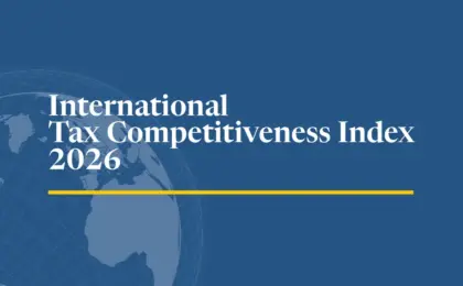 Estonia Claims Top Spot for 13th Consecutive Year in 2026 International Tax Competitiveness Index