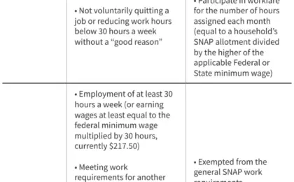 Navigating the Intersection of Work Requirements and Medical Exemptions in SNAP and Medicaid