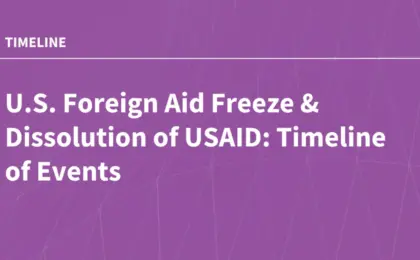 President Trump Moves to Freeze Foreign Aid, Dissolve USAID, and Overhaul State Department in Sweeping Second-Term Global Health Actions