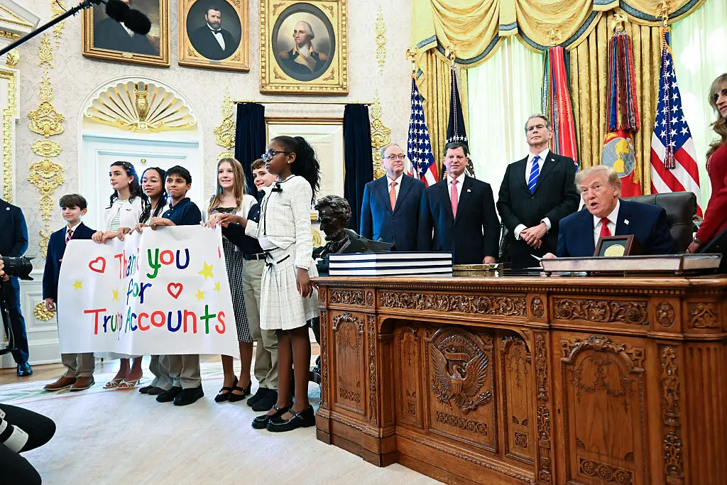 White House Announces Automatic Enrollment of 60 Million Children Into "Trump Accounts"