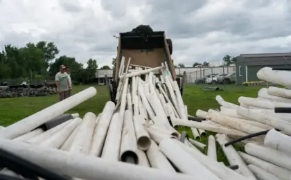 Years After Hurricane Helene, Western North Carolina Rivers Remain Choked With Millions of Pounds of Industrial PVC Debris